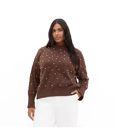 City Chic Plus women Pearl Gate Jumper