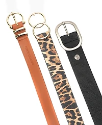 Vince Camuto Three-For-One Wide Belt Set