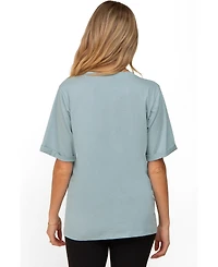 Pinkblush Maternity Mint Green Oversized Pocket Front Short Sleeve Top