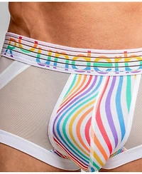 Rounderbum Men's Waveform Pride Anatomic Mini Trunk