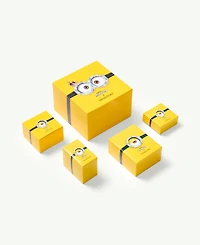 Swarovski Gold-Tone Plated Minions Stuart and Banana Drop Earrings