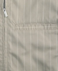 Alfani Men's Zip Front Striped Long-Sleeve Shirt, Macy's Exclusive - Double Stripe