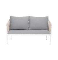 Augusta Home Dante Rope Patio Loveseat