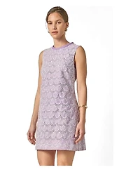 English Factory Women's Crochet Lace Mini Dress