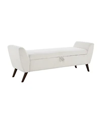 Streamdale Furniture 60" Storage Bench Width Wood Legs