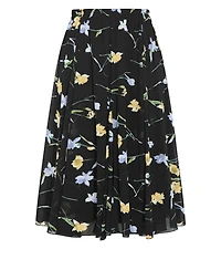 City Chic Plus Serene Petal Print Skirt