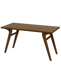 Streamdale Furniture 2-in-1 Expandable Natural Wood Transformer Coffee Table