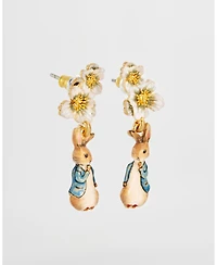 Fable England Peter Rabbit Floral Drop Earrings