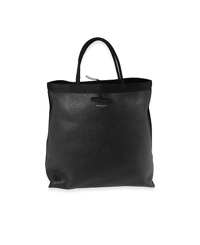 Pre-Owned Saint Laurent Black Grained Leather Passamaneria Patti Tote