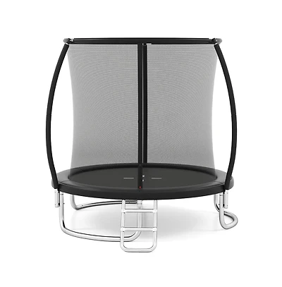 Ruie 8 ft Outdoor Heavy-Duty Recreational Trampoline with Safety Enclosure