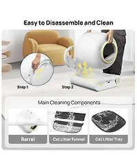 Zachvo Self Cleaning Cat Litter Box