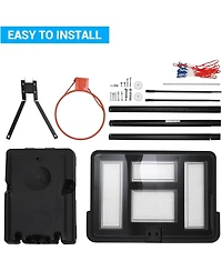 Xo Portable Basketball Hoop for Kids and Adults, Adjustable Outdoor Basketball Goal System for Backyard Driveway Indoor Play, Durable Steel Frame