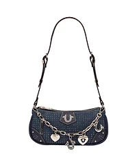 True Religion Women's Sparkle Denim Shoulder Bag