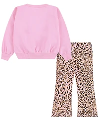 Nike Toddler Girls' 2T-4T Printed Top and Leggings, 2-Piece Set