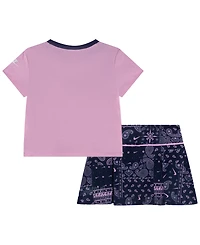 Nike Toddler Girls' 2T-4T Retro Remix Top and Skirt, 2-Piece Set