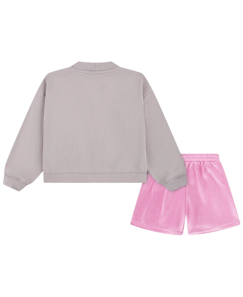 Nike Girls' 4-6X Juxta Top and Skort, 2-Piece Set