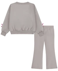 Nike Toddler Girls' 2T-4T Juxta-Girl Bow Stripe Top and Leggings, 2-Piece Set