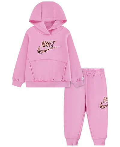 Nike Toddler Girls' 2T-4T Pullover Hoodie and Joggers, 2-Piece Set