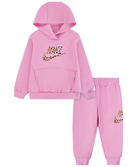 Nike Toddler Girls' 2T-4T Pullover Hoodie and Joggers, 2-Piece Set