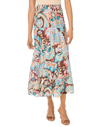 Sam & Jess Women's Tiered Maxi Skirt