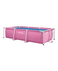 Intex 8.5' x 26" Rectangular Frame Above Ground Outdoor Swimming Pool
