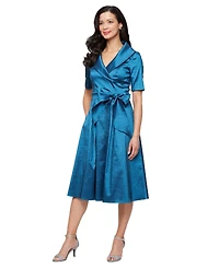 Alex Evenings Women's Portrait Collar Dress