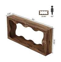 Slickblue63 Inch Farmhouse Console Table for Entryway and Behind Sofa