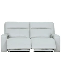 Zackary 2-Piece Leather Sofa with 2 Power Motion, Macy's Exclusive