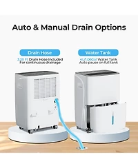 Cowsar 120 Pint Dehumidifier for Large Rooms, 6000 Sq. Ft.