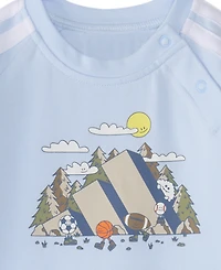 adidas Baby Boys' 3S Mountain Long-Sleeve Coverall
