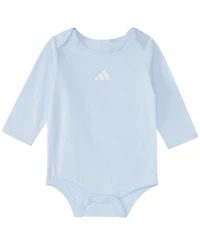 adidas Baby Boys' Logo Long-Sleeve Bodysuit and Pants Set, 2-Piece Set