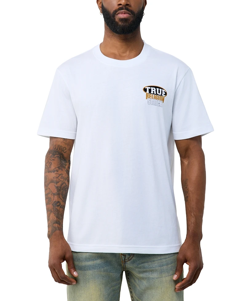 True Religion Men's Stacked Logo T-Shirt