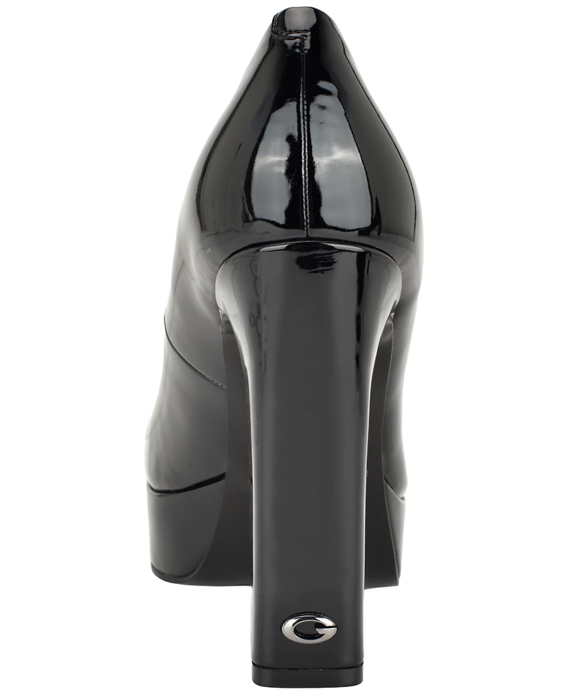 Guess Women's Dalarie Tall Block Heel Platform Pumps