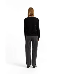 Chinti & Parker Women's Wool-Cashmere Snoopy Boo Sweater
