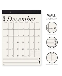 Gnuadz Wall Calendar 2026-2027 Monthly Hanging Organizer Minimalist