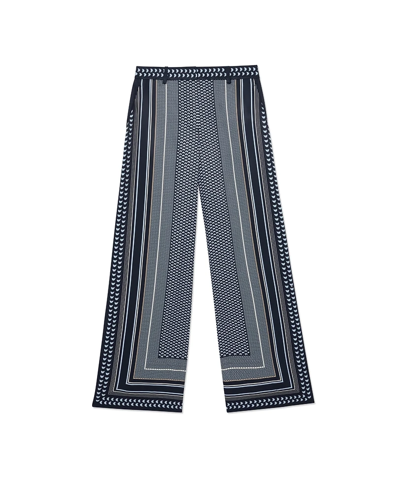 Reiss Women's Anna Wide Leg Printed Trouser Pants