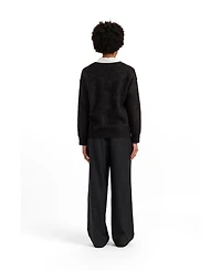 Chinti & Parker Women's and Brushed Cashmere Crew Neck Sweater