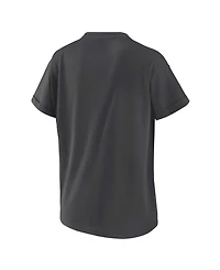 Wear by Erin Andrews Women's Charcoal Carolina Panthers Boyfriend T-Shirt