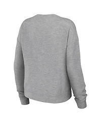 Wear by Erin Andrews Women's Gray New York Yankees Plus Knitted Lounge Set