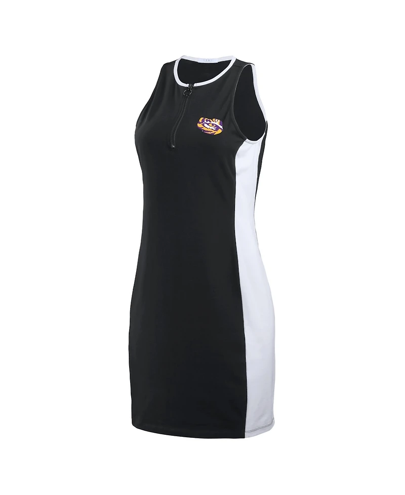 Wear by Erin Andrews Women's Black Lsu Tigers Bodyframing Tank Dress