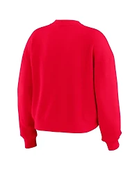 Wear by Erin Andrews Women's 2-Piece Cream Arizona Cardinals Knitted Tri-Blend Long Sleeve T-Shirt & Pants Lounge Set