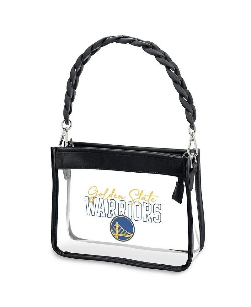 Wear by Erin Andrews Golden State Warriors Plastic Chain Mini Crossbody Bag