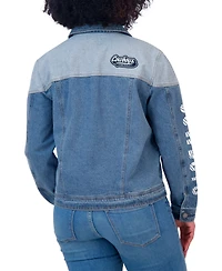 Wear by Erin Andrews Women's Dallas Cowboys Full-Button Denim Jacket