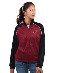 G-iii 4Her by Carl Banks Women's Cardinal Arizona Cardinals Replay Full-Zip Track Jacket