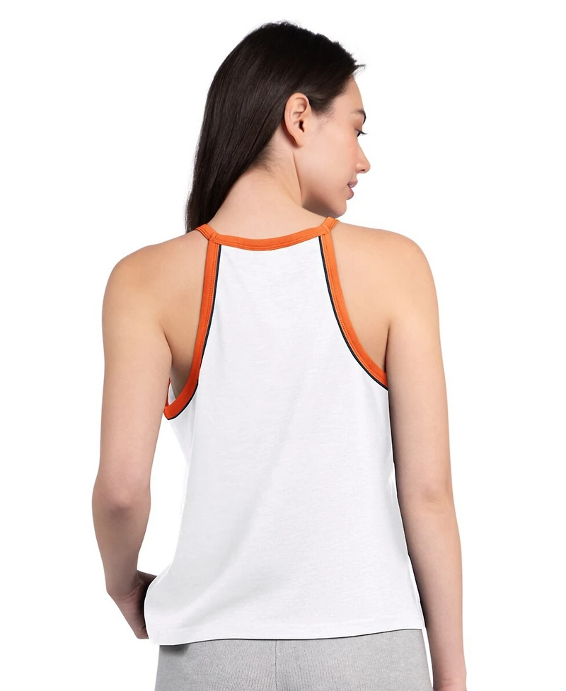 G-iii 4Her by Carl Banks Women's White Denver Broncos Redemption Win Slub Tank Top