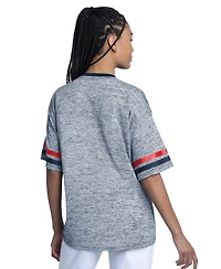 G-iii 4Her by Carl Banks Women's Navy Atlanta Braves Off-Season Oversized Top