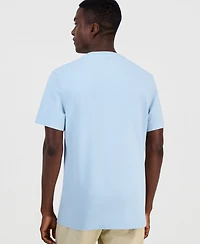 Alfani Men's Short-Sleeve Textured Mercerized T-Shirt, Macy's Exclusive