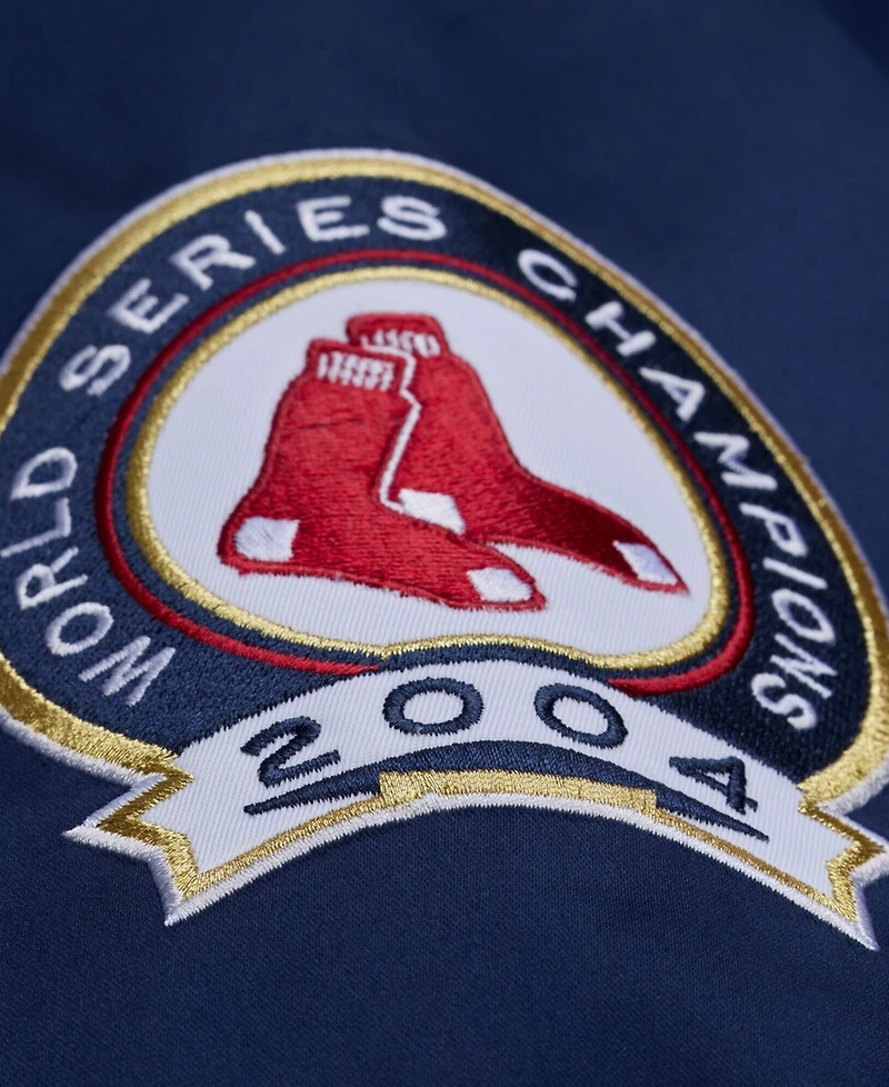 Mitchell & Ness Men's David Ortiz Navy Boston Red Sox Legends Collection Lightweight Satin Full-Snap Jacket