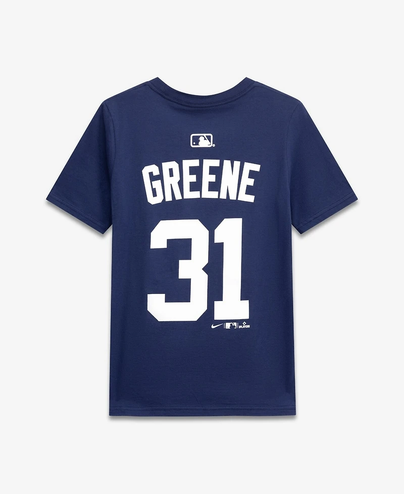 Nike Big Boys and Girls Riley Greene Navy Detroit Tigers Name & Number T-Shirt