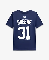 Nike Big Boys and Girls Riley Greene Navy Detroit Tigers Name & Number T-Shirt